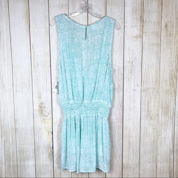 Green Dragon Beaded Surplice V-Neck Romper Size L - Picture 3 of 8